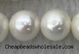 FWP105 15 inches 9mm - 10mm potato white freshwater pearl strands