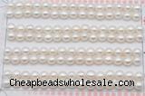 FWP455 half-drilled 5.5-6mm bread freshwater pearl beads