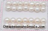 FWP467 half-drilled 11.5-12mm bread freshwater pearl beads