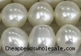 FWP79 15 inches 7mm - 8mm potato white freshwater pearl strands