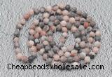 GMN111 Hand-knotted 6mm pink zebra jasper 108 beads mala necklaces