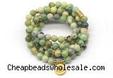 GMN7028 8mm australia chrysoprase 108 mala beads wrap bracelet necklace