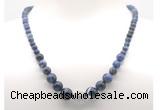 GMN7314 sodalite graduated beaded necklace & bracelet set