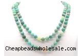 GMN8017 18 - 36 inches 8mm, 10mm grass agate 54, 108 beads mala necklaces