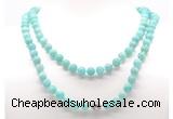 GMN8038 18 - 36 inches 8mm, 10mm amazonite 54, 108 beads mala necklaces