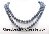 GMN8041 18 - 36 inches 8mm, 10mm dumortierite 54, 108 beads mala necklaces