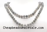 GMN8042 18 - 36 inches 8mm, 10mm labradorite 54, 108 beads mala necklaces