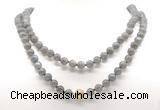 GMN8043 18 - 36 inches 8mm, 10mm grade A labradorite 54, 108 beads mala necklaces