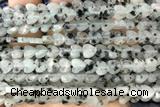 HEAR46 15 inches 6mm heart sesame jasper beads