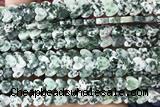 HEAR48 15 inches 6mm heart Qinghai jade beads