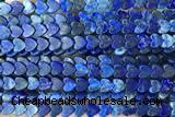 HEAR55 15 inches 6mm heart lapis lazuli beads