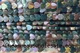 HEAR61 15 inches 6mm heart Indian agate beads