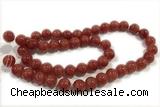 JADE114 15 inches 4mm round honey jade gemstone beads