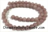 JADE124 15 inches 4mm round honey jade gemstone beads