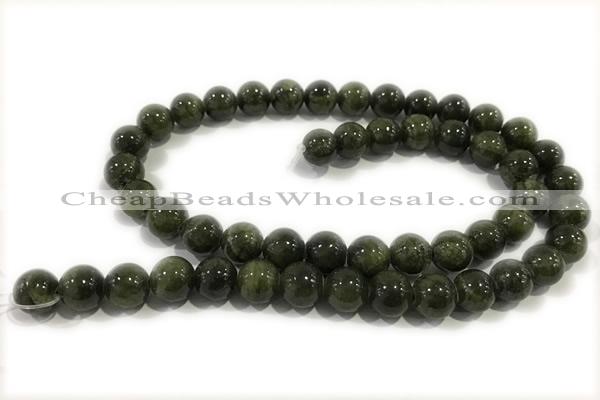 JADE142 15 inches 10mm round honey jade gemstone beads