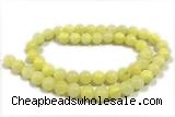 JADE168 15 inches 12mm round honey jade gemstone beads