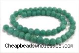 JADE181 15 inches 8mm round honey jade gemstone beads