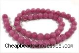 JADE199 15 inches 4mm round honey jade gemstone beads