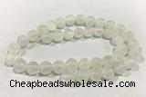 JADE21 15 inches 8mm round mashan jade gemstone beads