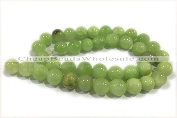 JADE244 15 inches 4mm round honey jade gemstone beads