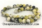 JADE394 15 inches 4mm round persia jade gemstone beads