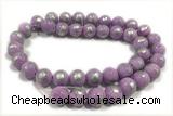 JADE489 15 inches 4mm round silvery jade gemstone beads