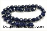 JADE549 15 inches 4mm round silvery jade gemstone beads