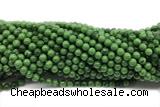 JADE680 15 inches 6mm round Russian jade gemstone beads