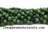 JADE682 15 inches 10mm round Russian jade gemstone beads