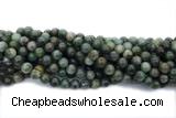 JADE690 15 inches 8mm round green jade gemstone beads