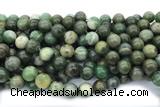 JADE693 15 inches 14mm round green jade gemstone beads