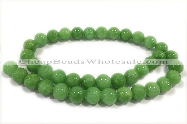 JADE76 15 inches 8mm round honey jade gemstone beads