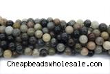 JASP07 15 inches 10mm round fancy jasper gemstone beads