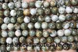 JASP21 15 inches 8mm green dragon quartzite beads