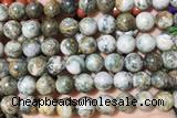 JASP22 15 inches 10mm green dragon quartzite beads