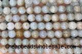 JASP36 15 inches 8mm round mica jasper beads