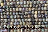 JASP50 15 inches 5mm round purple jasper beads