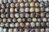 JASP51 15 inches 8mm round purple jasper beads