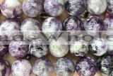 KUNZ30 15 inches 14mm round kunzite gemstone beads