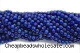 KYAN01 15 inches 7mm round blue kyanite gemstone beads