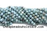 LARI05 15 inches 9mm round larimar gemstone beads