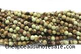 LEMO01 15 inches 6mm round lemon jasper gemstone beads