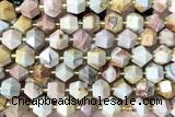 MIXE107 15 inches 10mm faceted jasper gemstone beads