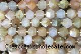 MIXE108 15 inches 10mm faceted jasper gemstone beads