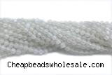 MOON06 15 inches 6mm round white moonstone gemstone beads