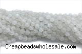 MOON07 15 inches 8mm round white moonstone gemstone beads