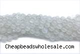 MOON13 15 inches 10mm round white moonstone gemstone beads