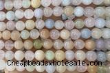 MORG06 15 inches 8mm round morganite gemstone beads