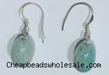 NGE418 10*14mm teardrop amazonite earrings wholesale