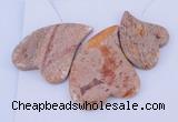 NGP105 Dyed imperial jasper gemstone pendants set jewelry wholesale